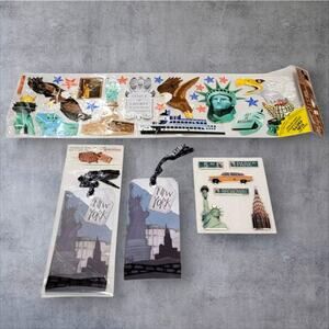 New York Scrapbooking Lot Stickers Embellishments 32 Pc Statue of Liberty Crafts